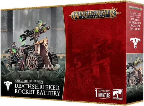 بطارية صاروخ Warhammer Age of Sigmar Deathshrieker / Tormentor Bombard - مجموعة بلاستيكية مصغرة، 50 مكونًا، قاعدة مستديرة 100 مم، 450 زلاجة مائية - غير مطلية in Saudi Arabia