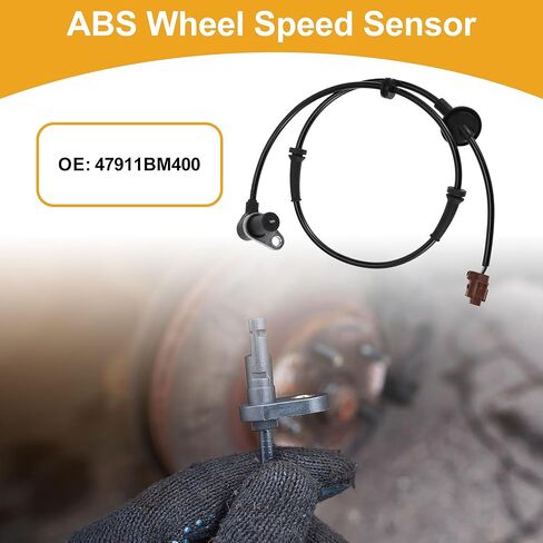 مستشعر سرعة العجلات ABS رقم 47911BM400 مستشعر ABS الأمامي الأيسر مستشعر نظام الفرامل المضادة للقفل لنيسان ألميرا 2000-2002 in Kuwait