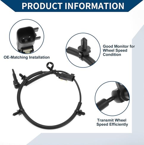 No.84449198 ABS Wheel Speed Sensor for GMC Terrain 2018-2024 Rear Left Right ABS Sensor Anti-lock Braking System Sensor 1 Pcs in Saudi Arabia