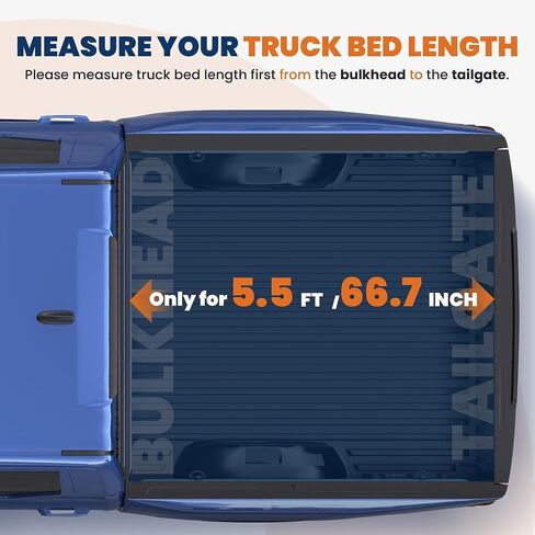 Soft Quad Tonneau Cover Truck Bed Compatible for 2014-2025 Toyota Tundra 5.5ft Bed (incl Utility Track System w/LED Light Strip in Saudi Arabia