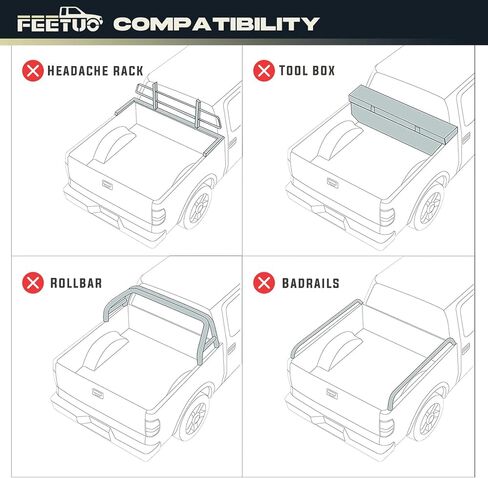 Soft Roll-Up Tonneau Cover Truck Bed for 2022-2025 Ford Maverick 4' 6" Bed (54.4") in Saudi Arabia
