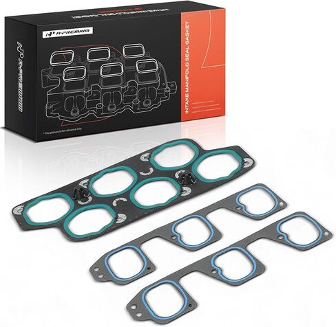 A-Premium 3PCS Lower and Upper Engine Manifold Seal Gasket Set Compatible with Chevrolet Equinox, Malibu & Buick LaCrosse, Allure, Rendezvous & Cadillac SRX, CTS, STS & Saab & Saturn & Suzuki in Saudi Arabia