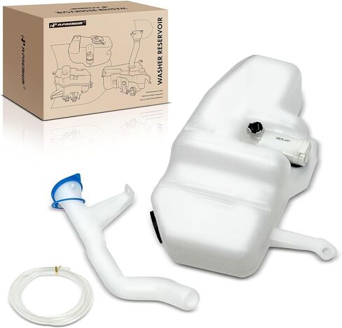 A-Premium Windshield Washer Reservoir Compatible with Select Nissan Models - Frontier 1998-2004, Xterra 2000-2001, with (Cap/Washer Pump/Hose/Filler Neck/Bracket) - Replace# 289109Z400 in Saudi Arabia