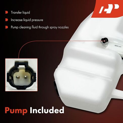 A-Premium Windshield Washer Reservoir Compatible with Select Nissan Models - Frontier 1998-2004, Xterra 2000-2001, with (Cap/Washer Pump/Hose/Filler Neck/Bracket) - Replace# 289109Z400 in Saudi Arabia