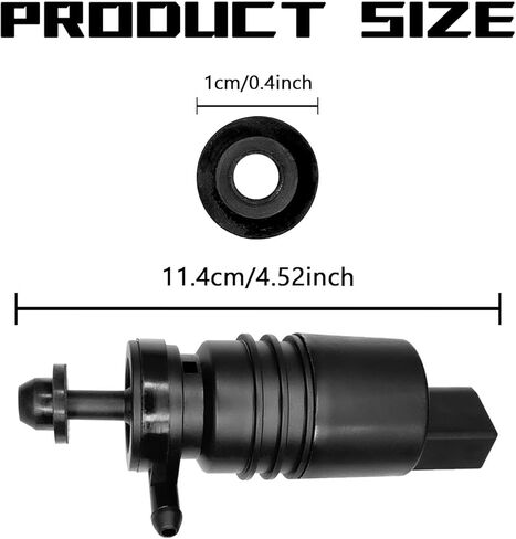 Windshield Washer Pump Windshield Wiper Pump Compatible with Chevy Chrysler Audi BMW Wiper Washer Fluid Pumps Replacement OEM#67128362154, 67128377612 Wiper Washers Motor with Grommet in Saudi Arabia