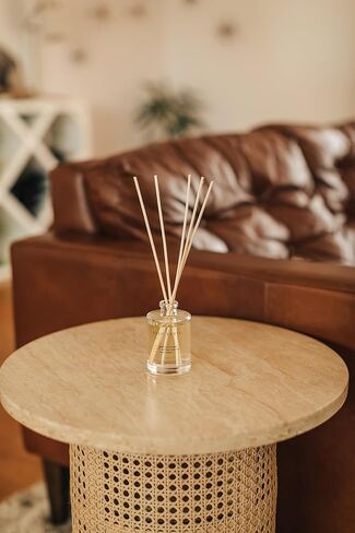 Brooklyn Candle Studio Reed Scent Diffuser Set | Maui | Calming, Relaxing, Essential Botanical Aroma Oil | 8 Rattan Diffuser Reeds | 4.4 oz in Saudi Arabia