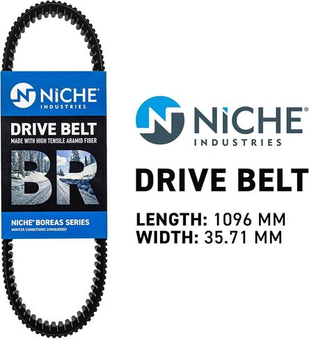 NICHE BOREAS Drive Belt For Yamaha SR Viper Sidewinder Venture DX 8JP-17641-00-00 in Saudi Arabia