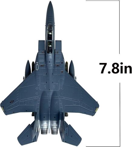 F-15E Strike Eagle Model Airplane 1/100 مقياس معدني Diecast نموذج عسكري مقاتل، مجموعة طائرات American Eagle F-15E للتجميع أو الهدايا in Kuwait