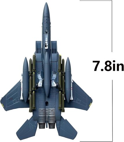 F-15E Strike Eagle Model Airplane 1/100 مقياس معدني Diecast نموذج عسكري مقاتل، مجموعة طائرات American Eagle F-15E للتجميع أو الهدايا in Kuwait