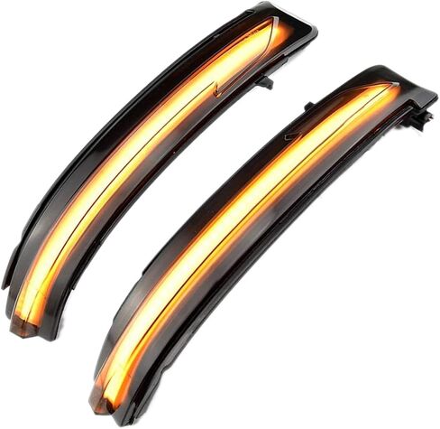 مؤشر ضوء إشارة الانعطاف الجانبي LED الديناميكي وميض متسلسل LED مرآة جانبية متوافقة مع Nis-san X-Trail T32 Ro-gue Qash-qai J11 Mu-rano Z52 Juke Navara Path-finder Pack لشخصين in Saudi Arabia