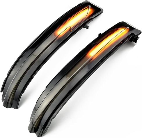 مؤشر ضوء إشارة الانعطاف الجانبي LED الديناميكي وميض متسلسل LED مرآة جانبية متوافقة مع Nis-san X-Trail T32 Ro-gue Qash-qai J11 Mu-rano Z52 Juke Navara Path-finder Pack لشخصين in Saudi Arabia