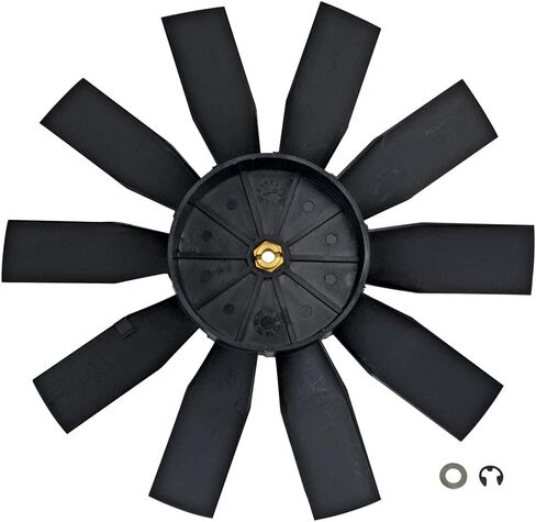 12 in Electric Fan Blade Replacement | Straight Plastic Puller Blade | Compatible with Flex-A-Lite Cooling Fans in Saudi Arabia