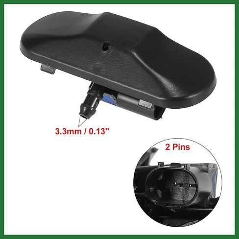 Motoforti 2pcs Windshield Washer Nozzles Spray Jet Left or Right 5M0955986C 1T0955986 with Heated for VW Arteon 2017-2019 Long-lasting in Saudi Arabia