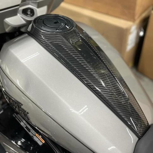 Fuel Tank Cover - PSLER Low Profile Fuel Tank Console Kit Cover Compatible with Touring Road Glide Street Glide 2023-2025, Carbon Fiber in Saudi Arabia