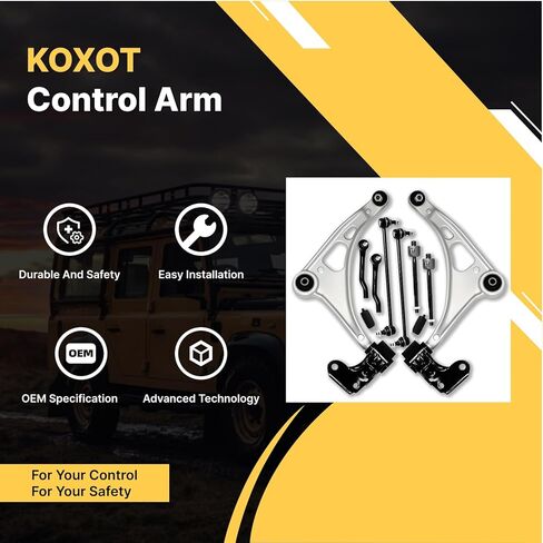 10 قطعة طقم التعليق الأمامي ذراع التحكم Sway Bar قضيب ربط لـ Acura MDX 2014 2015 2016 2017 2018 2019 2020، لهوندا 2019-2021 Passport، 16-21 Pilot، 17-21 Ridgeline، استبدال OE # K623548 K623549 in Kuwait