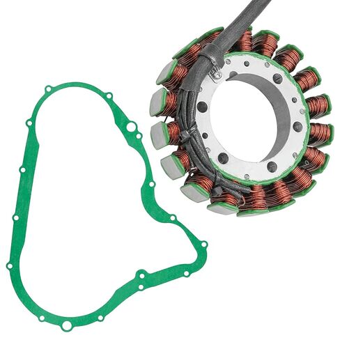 Caltric Stator and Gasket Compatible with Suzuki Lt-F500F Lt F500F Quadrunner 500 1998 1999 2000 2001 2002 in Saudi Arabia