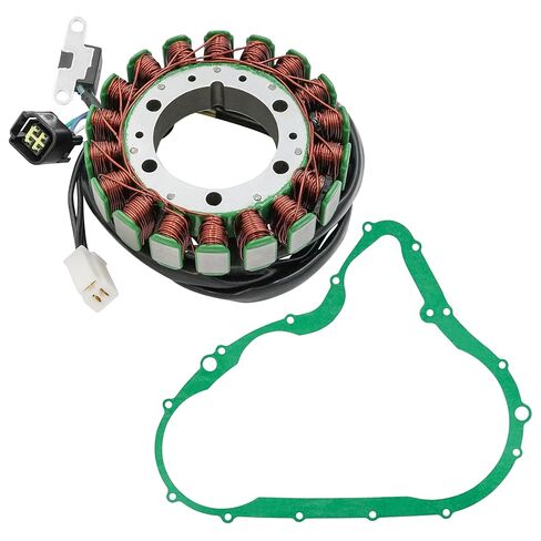 Caltric Stator and Gasket Compatible with Suzuki Lt-F500F Lt F500F Quadrunner 500 1998 1999 2000 2001 2002 in Saudi Arabia