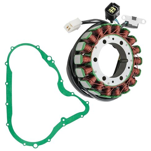 Caltric Stator and Gasket Compatible with Suzuki Lt-F500F Lt F500F Quadrunner 500 1998 1999 2000 2001 2002 in Saudi Arabia