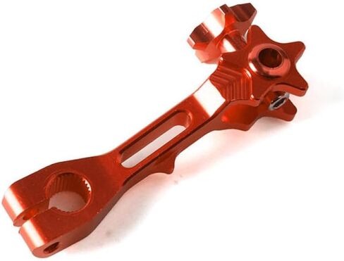Universal Aluminum Rear Brake Rocker Adjustable Tension Lever Compatible with Motorcycle Models(Red B) in Saudi Arabia