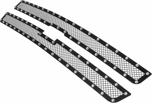 APS Compatible with Chevy Silverado 1500 2500 3500 1999-2000 & Suburban Tahoe 00-06 Main Upper Stainless Steel Black Mesh Front Grill Grille Insert C75701H in Saudi Arabia
