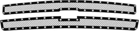 APS Compatible with Chevy Silverado 1500 2500 3500 1999-2000 & Suburban Tahoe 00-06 Main Upper Stainless Steel Black Mesh Front Grill Grille Insert C75701H in Saudi Arabia