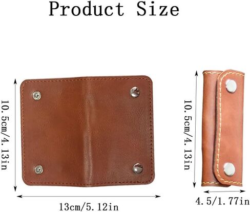 Handbag Handle Leather Wrap Covers, 2Pcs Purse Wallet Handle Grip, Sdjdhej Luggage Bag Handle Protectors, Strap Craft Making Supplies for Handbag Shopping Bag Travel Bag (Archaic Brown) in Kuwait