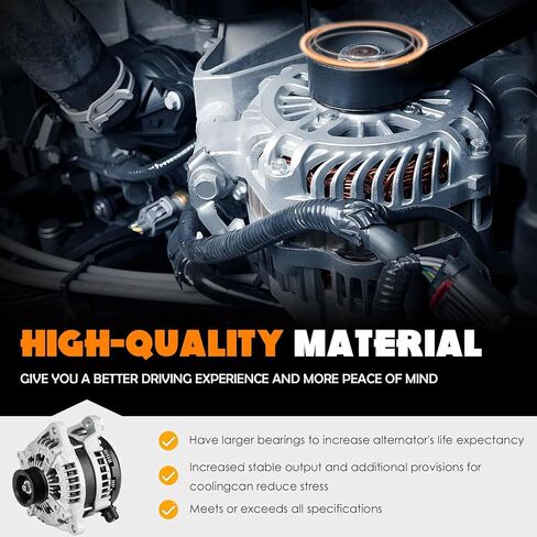 المولد 400-52404R متوافق مع 2011 2012 2013 2014 11 12 13 14 فورد F-150 F150 V8 5.0L AND0577 104210-627 11532 AL3T-10300-CA AL3Z-10346-C in Saudi Arabia