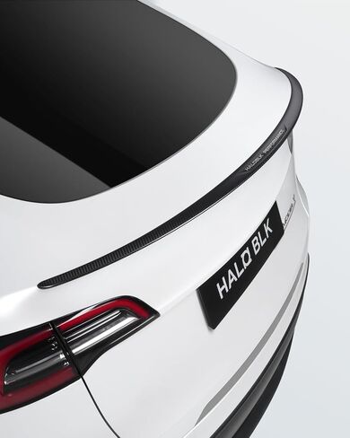 HALOBLK Performance Carbon Fiber Spoiler Designed for Tesla Model Y (2024 2023 2022 2021 2020), Ultralight Genuine 3K Carbon Fiber Rear Spoiler (Matte Finish) in Saudi Arabia