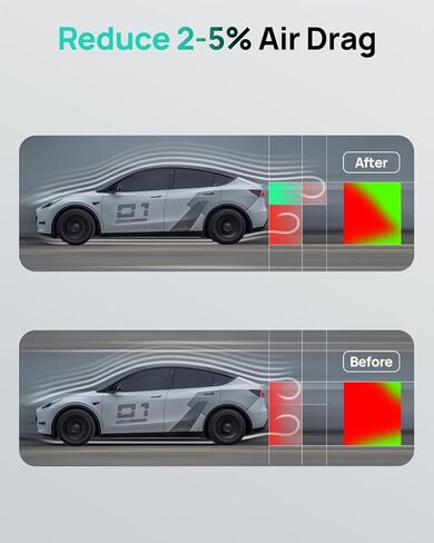 HALOBLK Performance Carbon Fiber Spoiler Designed for Tesla Model Y (2024 2023 2022 2021 2020), Ultralight Genuine 3K Carbon Fiber Rear Spoiler (Matte Finish) in Saudi Arabia
