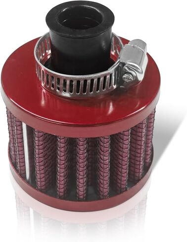 0.47"/12mm Car Cold Air Intake Filter, Round Tapered Car Valve Cover Breather Filter, High Flow Automotive Filters, Fit for Most Cars, Motorcycles (Black) in Saudi Arabia
