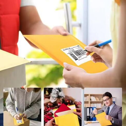 10pcs/set Self-Sealing Paper Envelopes for Packaging Bubble Mailers Envelope Bags Waterproof Mailing Envelopes for Business (11 * 13CM) in Saudi Arabia