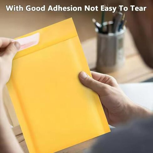 10pcs/set Self-Sealing Paper Envelopes for Packaging Bubble Mailers Envelope Bags Waterproof Mailing Envelopes for Business (11 * 13CM) in Saudi Arabia