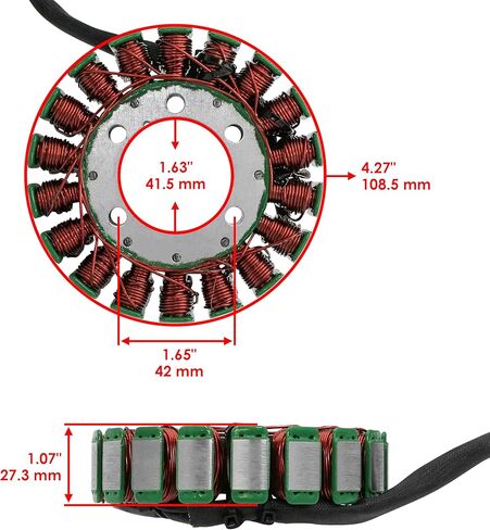 Caltric Stator Compatible With Polaris Sportsman 500 Ho 2009-2012 in Saudi Arabia