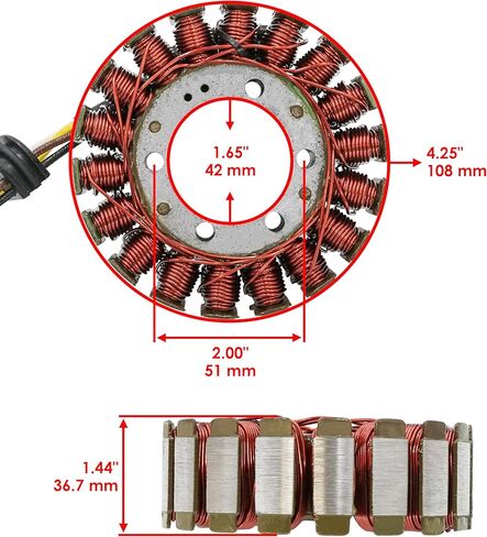Caltric Stator Compatible With Polaris Ranger/Ranger Xp 700 Efi 4X4 6X6 2006 2007 in Saudi Arabia
