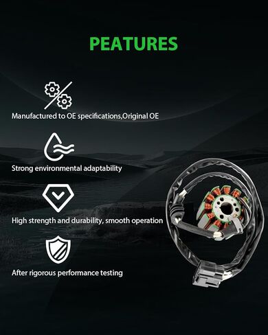 SCITOO Magneto Stator 2011-2013 For Yamaha FZ8,2004-2008 For Yamaha YZF-R1,2006 For Yamaha YZF-R1 LE 2D1-81410-00-00,2D1-81410-10-00 in Saudi Arabia