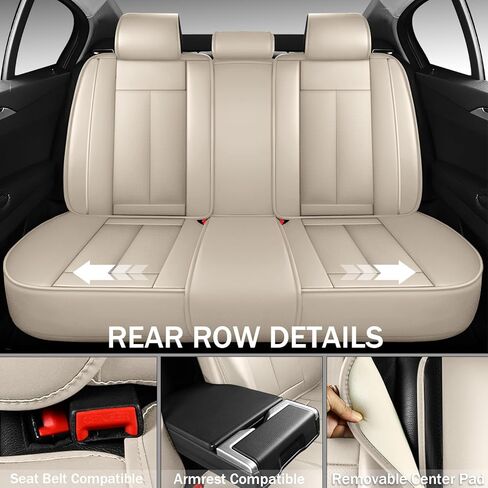 Car Seat Covers Fit for 95% of Chevy 2000-2024,Premium Faux Leather Seat Cover | Breathable Waterproof Sports Drive in Style,Easy to Install Seat Covers (Full Set/Black - Orange) in Kuwait