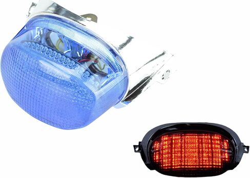 TOPZONE لسوزوكي 1997-2000 GSX-R600؛ 1996-1999 GSX-R750; LED مصباح خلفي الفرامل الذيل ضوء إشارة بدوره متكاملة. 35710-33E30 (دخان، نمط 2 وضع الفلاش) in Saudi Arabia