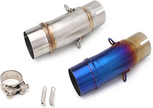 Exhaust End Silencers For For Ninja400 For Ninja 400 For Z400 2018 2019 2020 2021 Motorcycle Exhaust Muffler Middle Link Pipe Slip-On Motorcycle Exhaust Pipe(A3) in Saudi Arabia