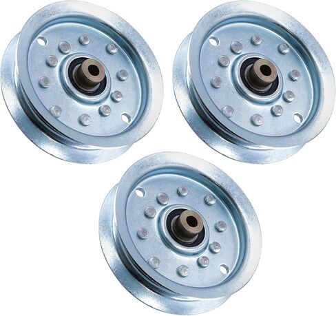 Caltric 3 Flat Deck Idler Pulley Compatible with Ariens 07350100 07300039 07300006 in Saudi Arabia