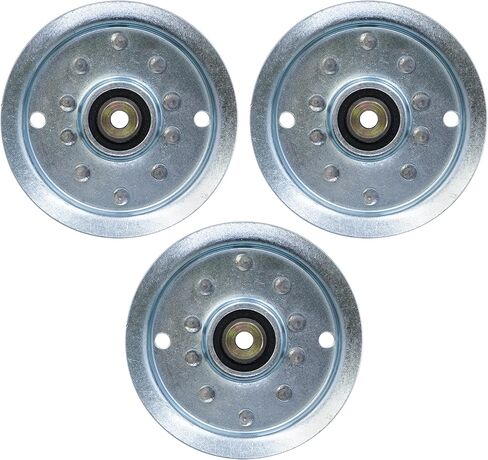 Caltric 3 Flat Deck Idler Pulley Compatible with Ariens 07350100 07300039 07300006 in Saudi Arabia