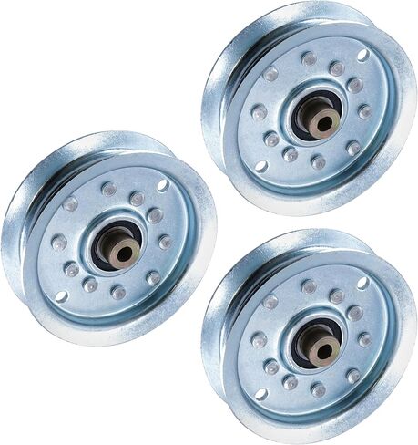 Caltric 3 Flat Deck Idler Pulley Compatible with Ariens 07350100 07300039 07300006 in Saudi Arabia
