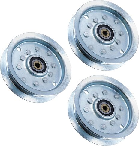 Caltric 3 Flat Deck Idler Pulley Compatible with Ariens 07350100 07300039 07300006 in Saudi Arabia