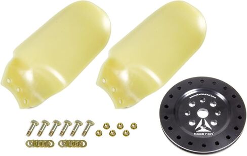 Cooling Fan – 17 in 2-Blade | Mechanical Fan Kit | 5/8 in Hub | Aluminum Hub/Plastic Blades | Black/Natural – Race in Saudi Arabia