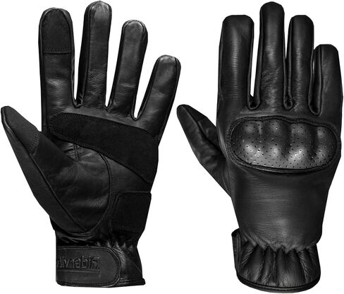GARGOYLE BELLS Motorcycle Gloves for Women Men Leather Golves in Saudi Arabia