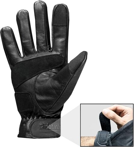 GARGOYLE BELLS Motorcycle Gloves for Women Men Leather Golves in Saudi Arabia