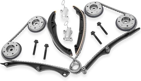 3.5L Engine Timing Chain Kit with VVT Camshaft Phaser Sprockets Gear Compatible with Ford F150 Ecoboost 2017-2023, Expedition Lincoln Navigator 2018-2023 3.5L V6 Replace# ML3Z6C525A HL3Z6268A in Saudi Arabia