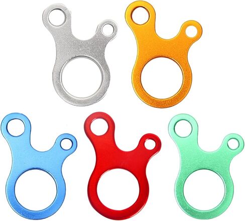 10pieces Camping Cord Tensioners 3 Hole Guyline Cord Adjuster Quick Fast Knot Rope Buckle Resistance Regulator Buckle in Saudi Arabia