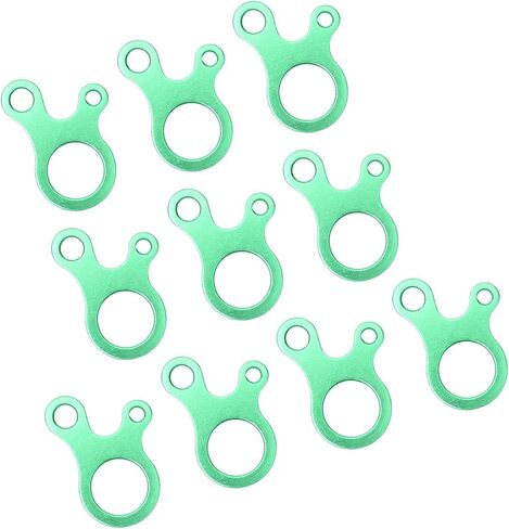 10PCS Camping Cord Tensioner 3 Hole Guy Line Cord Adjuster Quick First Knot Rope Buckle Resistance Regulator Buckle Tent Accessories in Saudi Arabia