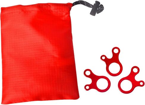 10PCS Camping Cord Tensioner 3 Hole Guy Line Cord Adjuster Quick First Knot Rope Buckle Resistance Regulator Buckle Tent Accessories in Saudi Arabia