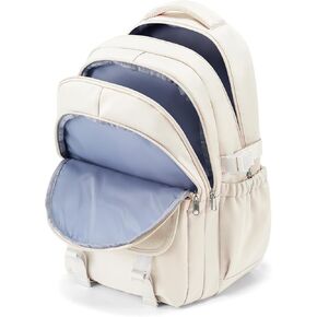 حقيبة ظهر جمالية مقاومة للماء للمدرسة، حقيبة كتب مدرسية ثانوية لطيفة للفتيات المراهقات والأولاد، حقيبة ظهر كاجوال خفيفة الوزن للنساء والرجال، حقيبة ظهر جامعية مع الكثير من الجيوب (أزرق) in Kuwait